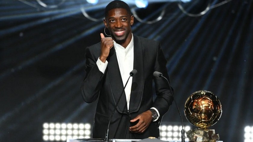 Balón de Oro: Ousmane Dembélé ganó el premio a mejor jugador de la temporada
